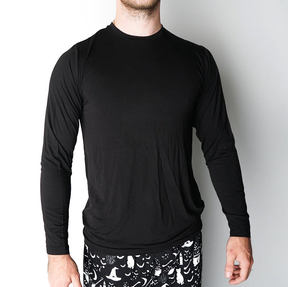 men's long sleeve pajamas